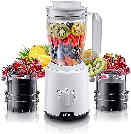 Braun Blender, 600W, Speeds, Pulse Function, Mixing