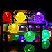 VMANOO Globe Battery Operated Timer String Lights 30 LED Bubble Crystal Ball Fairy Christmas Lighting Decor for Outdoor, Indoor, Garden, Patio, Bedroom Wedding Decorations (Multi Color)