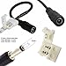 SoundOriginal 5050 LED Light Strip DC Power Connector - Strip to DC - 5050 to Transformer DC Jack - Connector of Single Color LED Strip Light Connector Strip to Power Adaptor (4pcs/Pack)