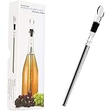 Wine Chiller Cooler Stick, 3-in-1 304 Stainless Steel Wine Bottle Coolers Rapid Iceless Wine Chiller Rod-Wine Accessory Man G