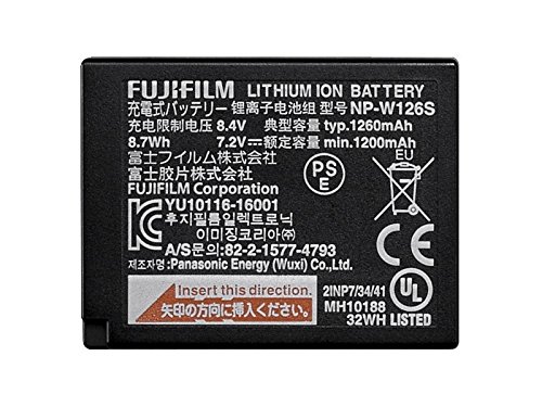 Fujifilm NP-W126s Pack de Batterie pour Hybride série X Noir - Image 2