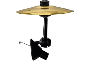 SOLAVIYA Car Cymbal Air Vent, Mini Drum Crash Cymbal For Car Vent, Suitable For All Types Of Vehicles (Gold)