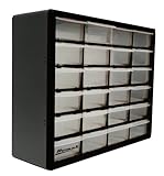 Homak HA01024152 24Drawer Parts Organizer, Black (Tools &amp; Home Improvement)