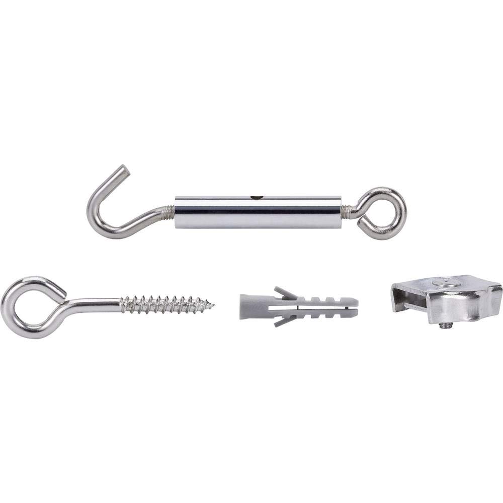 Paulmann 17803 Cable System Cable Accessories, Tension mounting Set Ceiling lamp Chrome Hallway Metal Wire Cable