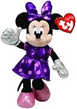 Ty Beanie Babies Minnie Purple Sparkle Plush