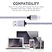 EverDigi Lightning Cable, 3Pack 3FT 8 pin Nylon Braided iPhone Charging Cable iPhone Cord Compatiable with iPhone 7,7+,6s, 6s plus, 6+, 6,5s 5c 5,iPad Mini, iPad Air,iPad5,iPod, iOS10(White)