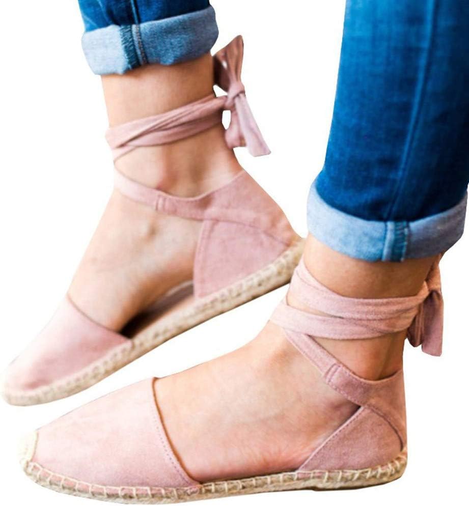 GibobbyPlatform Sandals Espadrille,Women's Straps Platform Wedges Sandals Casual Summer Closed Toe Espadrilles Sandals