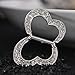 maikun Oval Scarf Ring Elegant Simple, Butterfly Silver-Tone, Size No Size