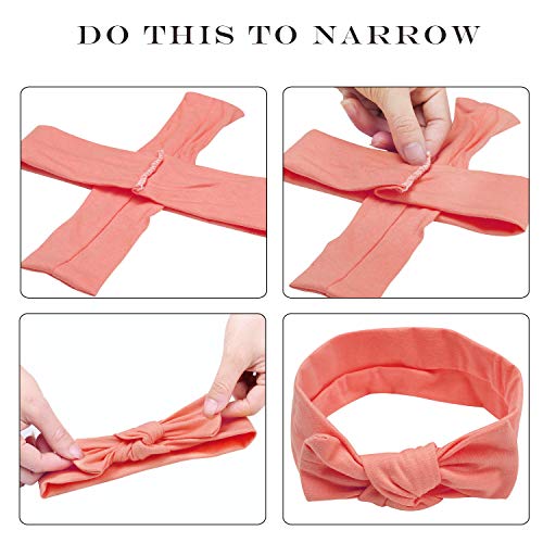 Baby Headbands Elastic Hair Wraps Headbands for Baby Girls,Newborn,Toddler and Children - Thumbnail 4