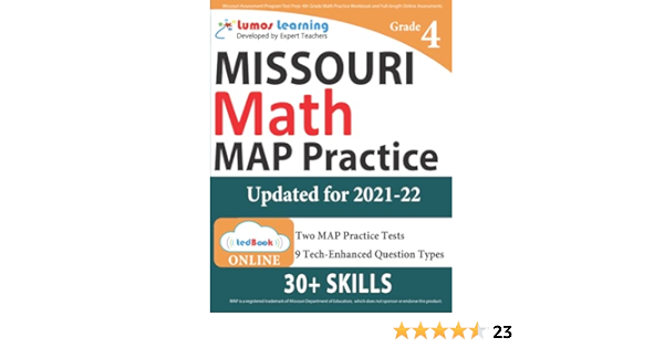 Lumos Learning Map Practice Amazon.com: Missouri Assessment Program Test Prep: 4Th Grade Math Practice  Workbook And Full-Length Online Assessments: Map Study Guide:  9781945730610: Learning, Lumos: Libros