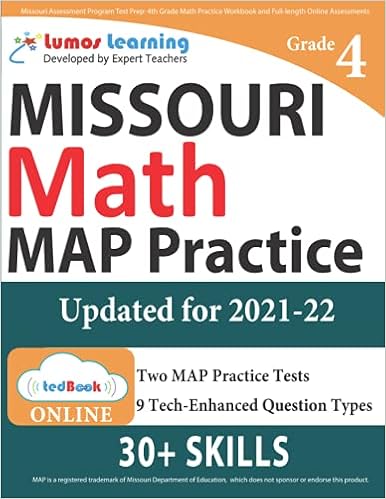 Lumos Learning Map Practice Amazon - Missouri Assessment Program Test Prep: 4Th Grade Math Practice  Workbook And Full-Length Online Assessments: Map Study Guide: Learning,  Lumos: 9781945730610: Books