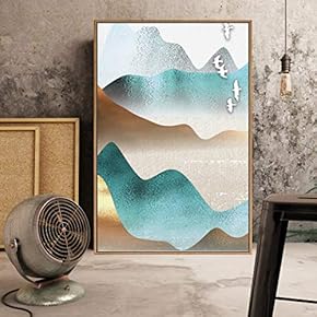 SIGNFORD Framed Canvas Home Artwork Decoration Abstract Colorful...