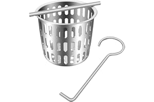 PNYZIK 2 Inch Hair and Debris Strainer, Shower Drain Strainer with Lifting Hook, Stainless Steel Debris Basket Shower Drain Catcher, Hair Catcher for Floor Drain