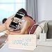 AISOUL Wi-Fi Hidden Camera Alarm Clock (Wooden Housing C- Rectangle)