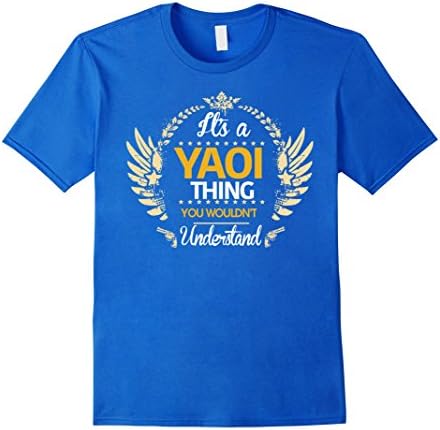 Men's Yaoi Shirt Medium Royal Blue