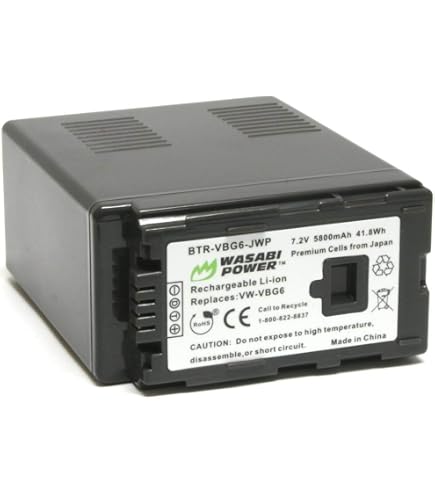 Amazon.com : Kastar 1-Pack VW-VBG6 Pro Battery Replacement for