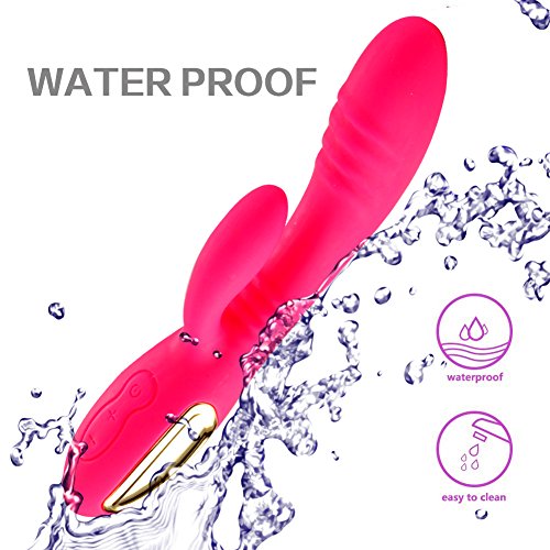 Waterproof Wand Massager led Computer Heating Body Massager 10 Shock Personal Massager Travel Size Relieve Muscle