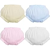 Baby Diaper Covers for Girls Newborn Soft Cotton Ruffle Bloomers Toddler
