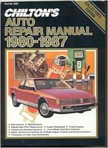 Chilton's Auto Repair Manual, 1980-87 - 513RWCXY8QL. SY291 BO1,204,203,200 QL40 Chilton's Auto Repair Manual, 1980-87 - 513RWCXY8QL. SY291 BO1,204,203,200 QL40