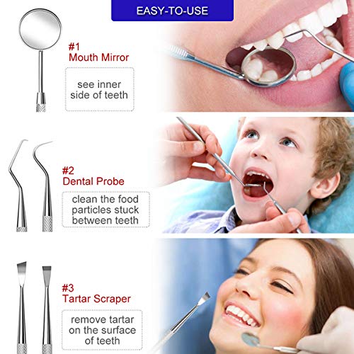 4 Dental+Tools+Cleaning+Stainless+Remover