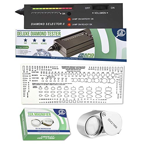 Purity Testing Kit for Diamonds Gemstones Moissanites Gold Silver and Platinum Jewelry Electronic Digital Diamond Tester Machine JSP GTE