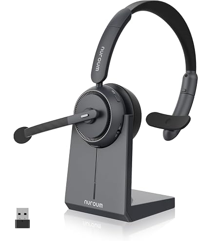 Amazon.com: NUROUM Trucker Bluetooth Headset Noise Canceling