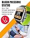 Smart Watch Fitness Tracker with Color Screen Heart Rate Blood Pressure Monitor Music Player for Men Women Kid Sport Smartwatch Calories Pedometer Sync Phone Calls SMS Gift Android iPhone