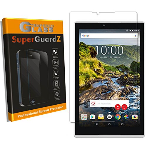 [2-PACK] For Verizon Ellipsis 8 HD (2016 Release) - SuperGuardZ Tempered Glass Screen Protector [Lifetime Replacement], 9H, 0.3mm, 2.5D Round Edge, Anti-Scratch, Anti-Bubble