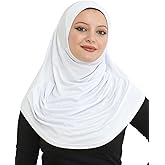 Prien Plain Ready To Wear Hijab for Women, Muslim Instant Turbans, Soft Jersey Scarf, Islamic Clothes, Long Hijabs, Abaya