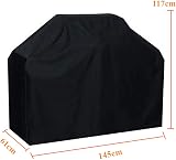 CSYY Grill Barbecue Cover 145x61x117CM Waterproof Windproof UV UK view 5