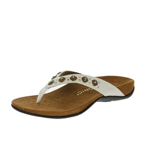 vionic white flip flops