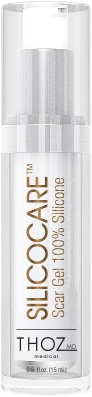 THOZ MD Silicocare – scarless therapy solution, Reduces the apearrance of scars while providing a protective barrier, 0.5 oz.