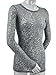 Kavio! Junior Burnout Twisted Crew Neck Long Sleeve Top