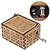 beolous Antique Carved Wooden Music box Hand cranked Music: Game of thrones Harry potter,Merry Christmas Theme Gift(Harry potter theme,Wood)