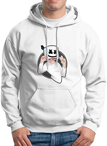 Fanart Marshmello Unisex Hoodie White Size M