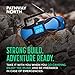 Pathway North NOAA Weather Radio - Hand Crank Solar Radio - LCD Screen - AM/FM/WB Radio Stations - Emergency LED Flashlight, SOS Signal, 4000 mAh Cell Phone Charger