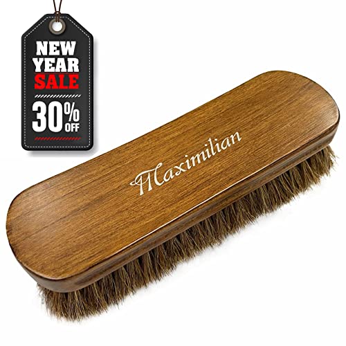 Maximilian Horse Hair Brush Horse Hair Shoe Brushes for Polishing