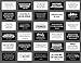 30 Elegant Black and White Motivational Quote Cards, Business Card Size with Gloss Stock, Back of Card is White for Personal Message, Inspirational Notes for School Lunchbox, Notebook or Backpack primary