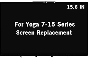 HOYRTDE 15.6" New Screen Replacement for Lenovo Yoga 7-15 7-15ITL5 7i-15ITL5 82BJ 5D10S39671 5D10S39687 FullHD 1920x1080 IPS LCD Display Touch Screen Digitizer Assembly Bezel with Control Board
