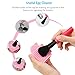 Moreslan Makeup Brush Cleaning Kit, including 28 Holes Brush Drying Tower, Silicone Gel Makeup Brush Cleaning Mat and Brush Egg,Scrubber Tool(Pink)