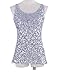 PrettyGuide Women's Shimmer Glam Sequin Embellished Sparkle Tank Top Vest Tops