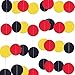 Threemart Colorful Party Supplies Yellow Black Red For Mickey Mouse Baby Shower Birthday Decorations Garland