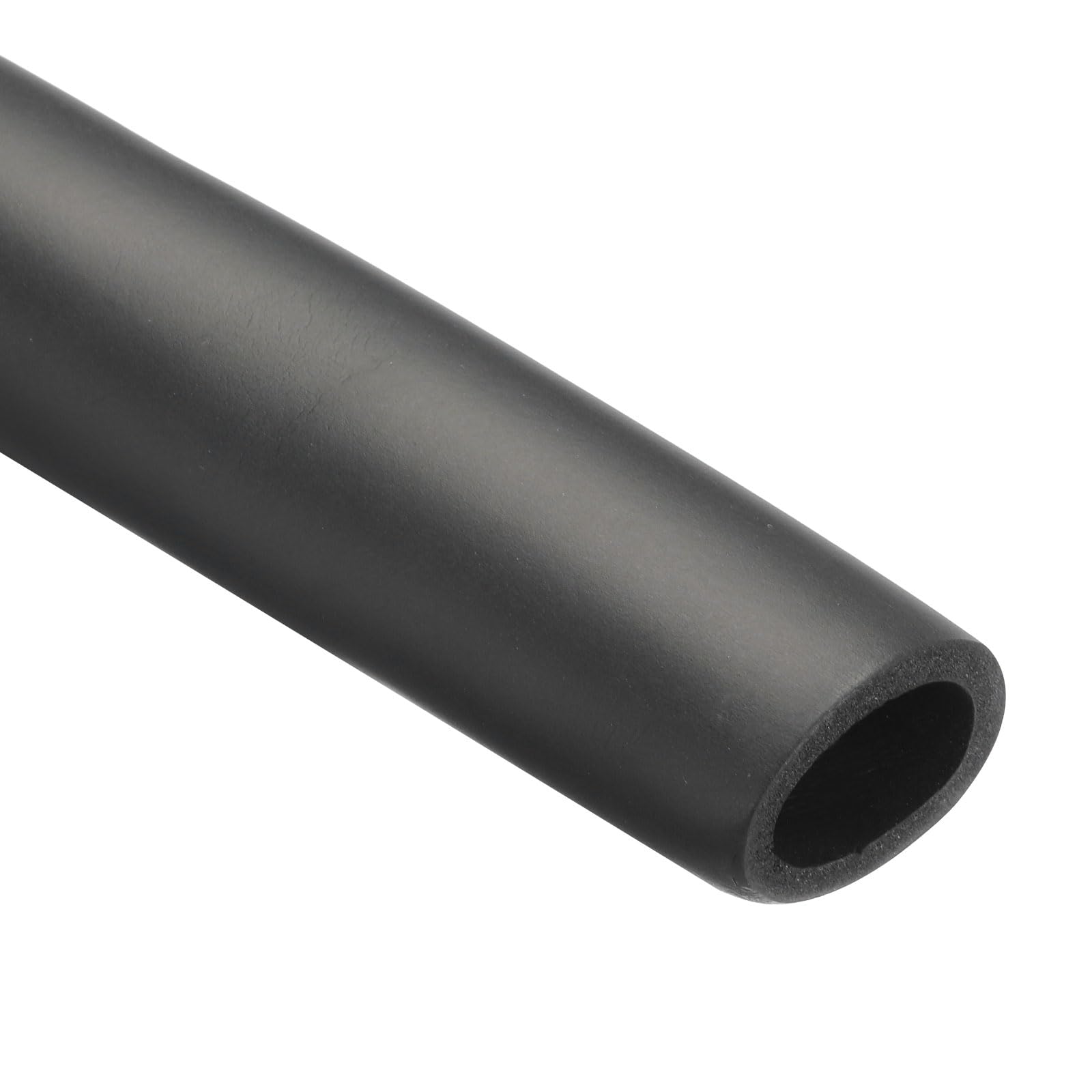 Rebower 25mm ID Pipe Insulation Tubing 5mm Thick Heat Preservation Foam Tube, [for Plumbing Freeze Protection Exercise Handle] - 35mm OD/3.3ft/Black