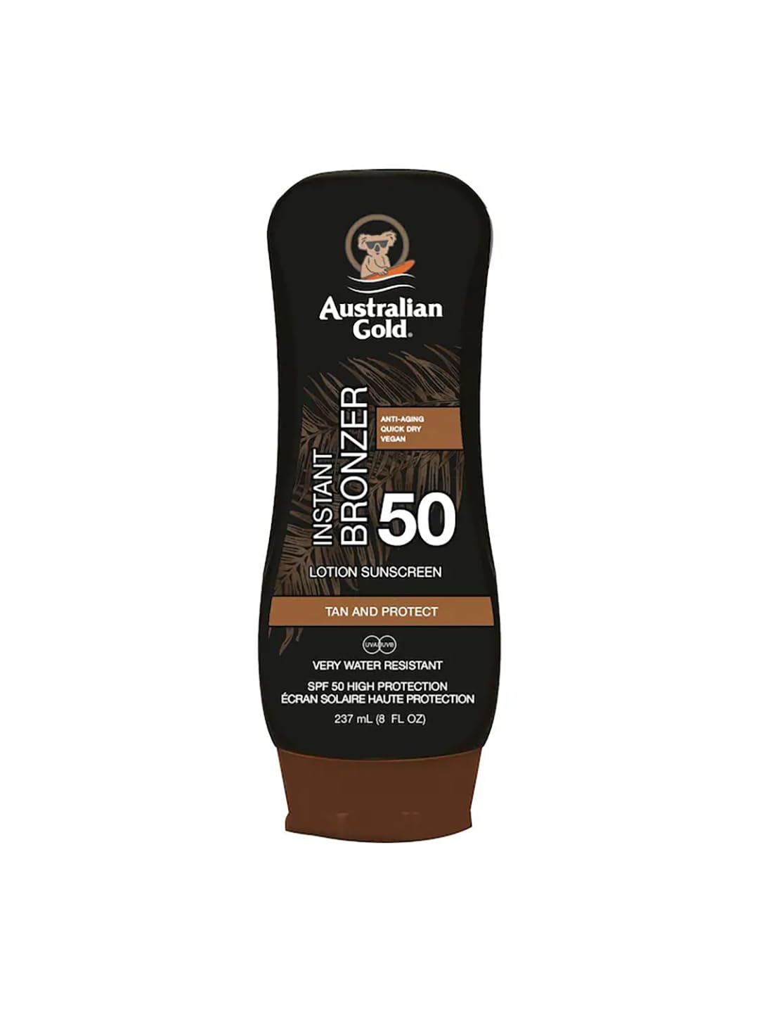 Australian Gold Sun Lotion SPF 50 with instant bronzer 237 ml