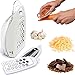 Kitchen Mouse Vegetable Cutter Cheese Grater with Tri-Blades and Compartment Plus 5 pcs Measuring Spoons Set