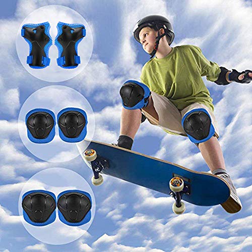Child Protective,Kids/Youth Knee Pad Elbow Pads Guards Protective Gear Set Wrist Guards Toddler for Multi-Rollerblade Roller Skates Cycling Bike Skateboard Inline Skatings Scooter Riding Sports
