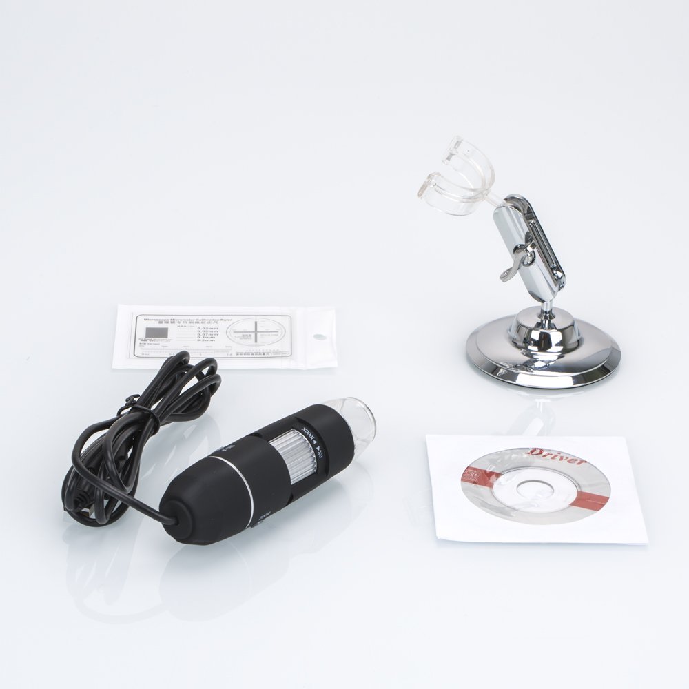 DGCUS USB 2.0 Digital Microscope 1000 x Magnification 8LED Mini