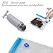 Airmoon Sous Vide Bags Kit for Anova, ChefSteps Joule - 5 Different Size Reusable FDA Certified & BPA Free Vacuum Sealed Bags with Hand Pump and Clips (5 Bags)