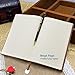 Leather Notebook,izBuy Classic Vintage Notebook Diary Medium Size for Men/women 240 Lined Beige Pages-Mediterranean Style 0.5mm Smooth Gel Pen Included,Darkbrown(58-25)