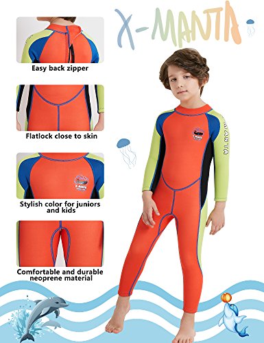 image for DIVE & SAIL Kids Wetsuit 2.5mm Neoprene Keep Warm for Diving Swimming 